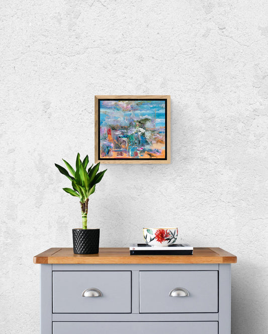 Seaside Symphony Driftwood's Melody | Stretched Canvas Print