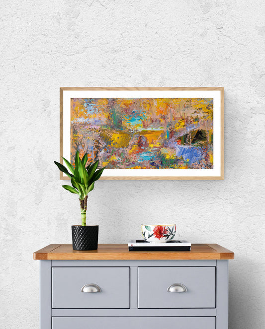 Land Of The White Bone Moon Shadow | Paper Print