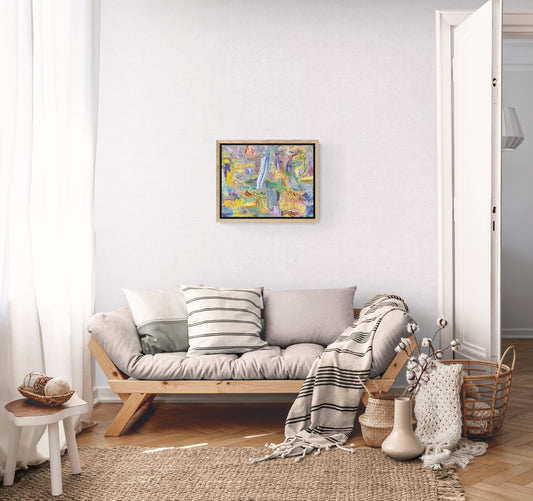 Gentle Gust Serenade | Stretched Canvas Print